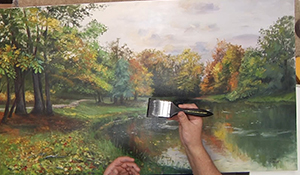 Varnishing Large Canvases