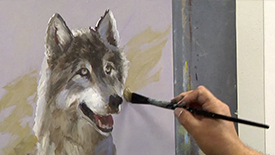 CC108 Two Socks: Painting a Wolf